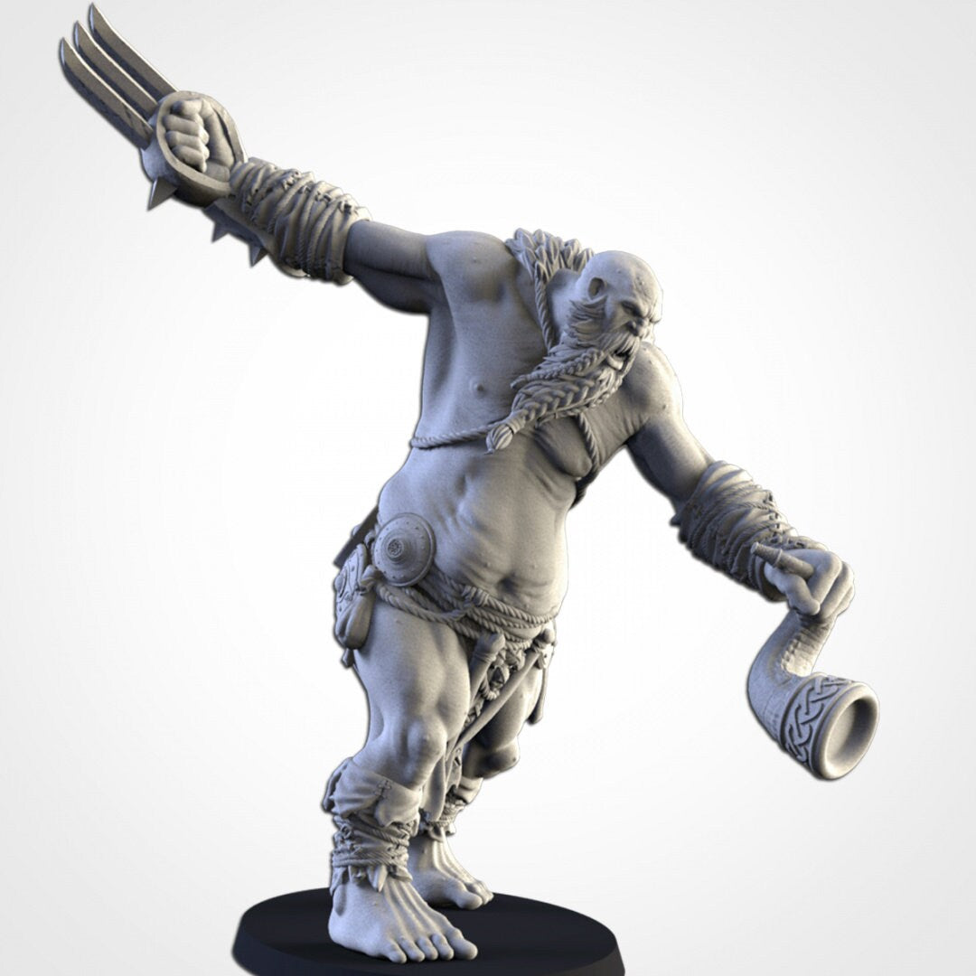 Giant | Northern Ogres | Resin 3D Printed Miniature | Txarli Factory | RPG | D&D | Warhammer