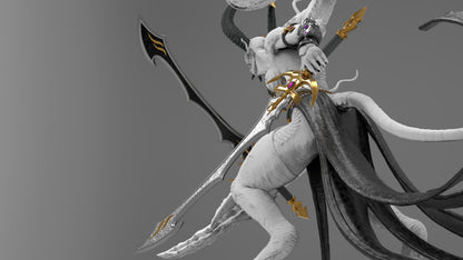 En'kari The Arch-Tempter | Legion of Excess | Resin 3D Printed | EmanG | Table Top Gaming