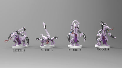 Fiendish Ones (4 Variants) | Legion of Excess | Resin 3D Printed | EmanG | Table Top Gaming