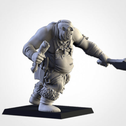 The Butcher | Northern Ogres | Resin 3D Printed Miniature | Txarli Factory | RPG | D&D