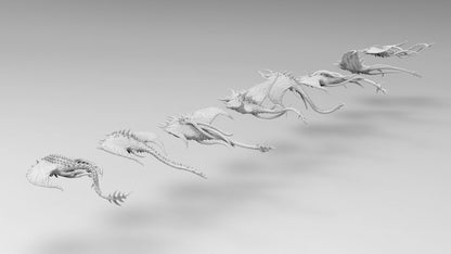 Demon Rays | Several Poses | Legion of Change | Resin 3D Printed | EmanG | Table Top Gaming