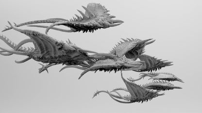 Demon Rays | Several Poses | Legion of Change | Resin 3D Printed | EmanG | Table Top Gaming