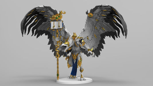 Abbe'ros The Twin-Headed Deceiver | Legion of Change | Resin 3D Printed | EmanG | Table Top Gaming