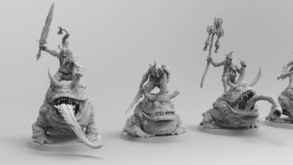 Plague Amphibians | Many Poses | Legion of Disease | Resin 3D Printed | EmanG | Table Top Gaming