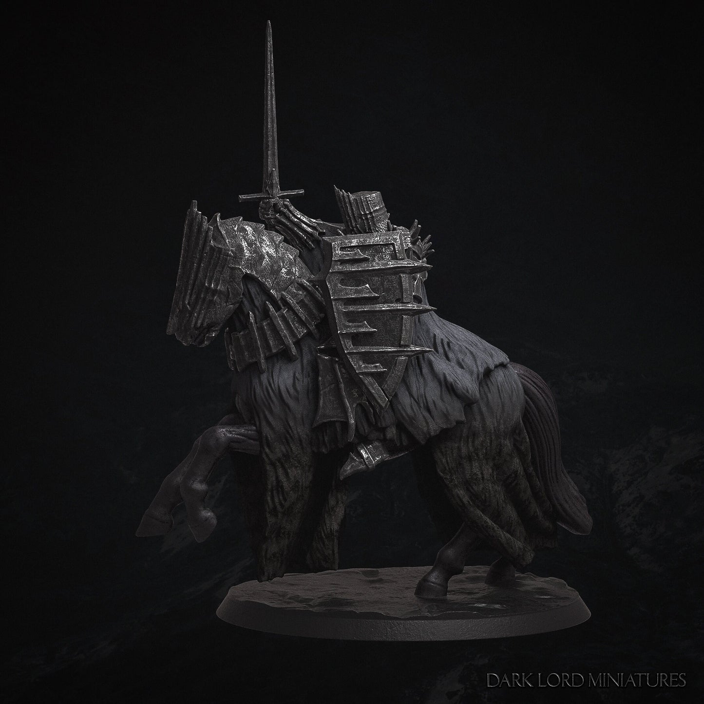 Marshall of the Knights of Môurg | Nazgul | Resin 3D Printed Miniature | Dark Lord Miniatures | RPG | D&D | MESBG