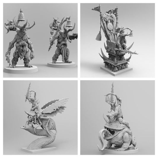 Harold of Flesh (5 Poses) | Flesh Legion | Resin 3D Printed | EmanG | Table Top Gaming