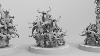 Plagueling Swarms | Many Poses | Legion of Disease | Resin 3D Printed | EmanG | Table Top Gaming