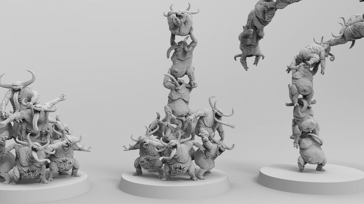 Plagueling Swarms | Many Poses | Legion of Disease | Resin 3D Printed | EmanG | Table Top Gaming