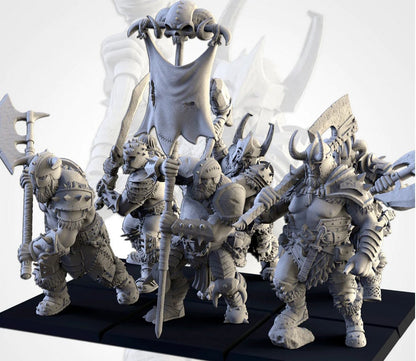Ogre Ironguts | Northern Ogres | Resin 3D Printed Miniature | Txarli Factory | RPG | D&D