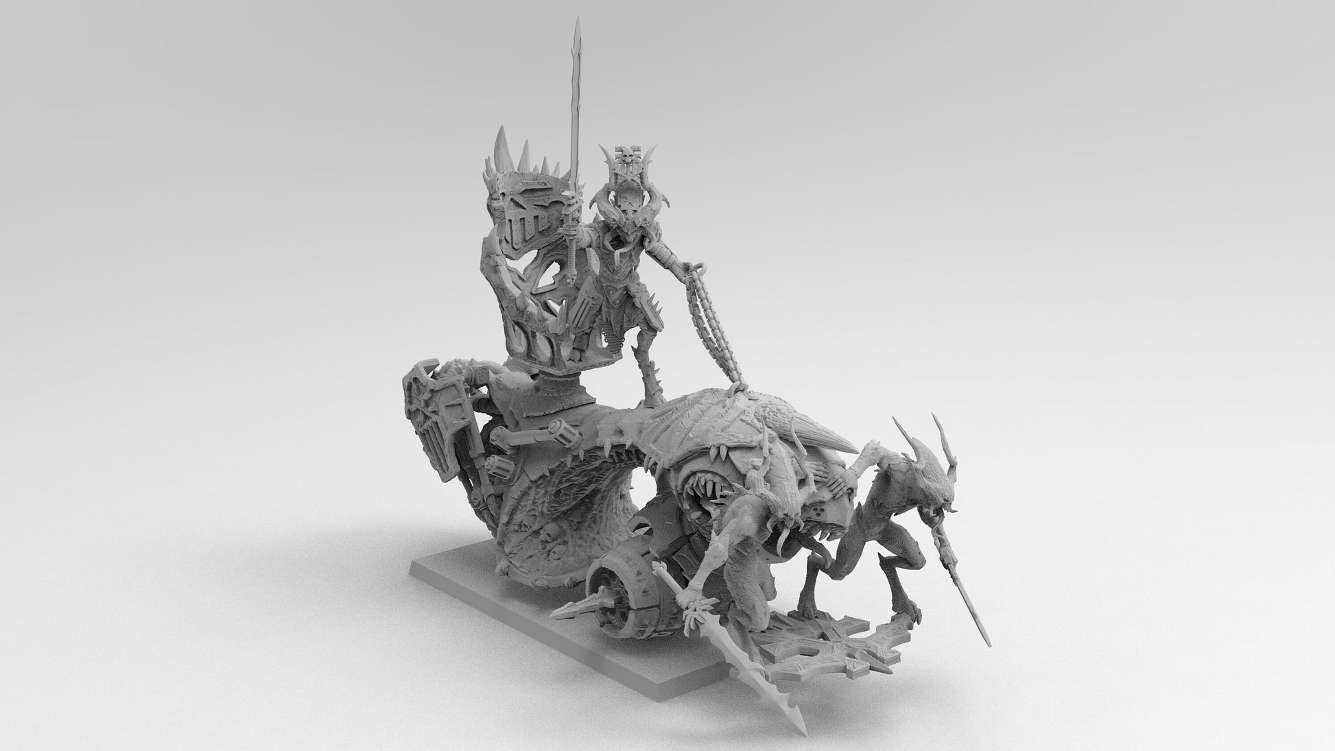 Harold of Rage (Chariot) | Legion of Blood | Resin 3D Printed | EmanG | Table Top Gaming