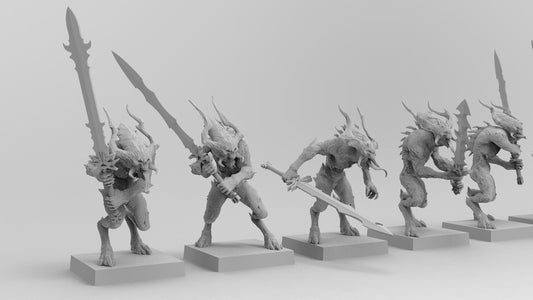 Lesser Blood Demons | Legion of Blood | Resin 3D Printed | EmanG | Table Top Gaming