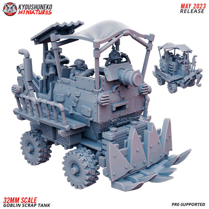 Goblin Scrap Tank | Resin 3D Printed Miniature | Kyoushuneko