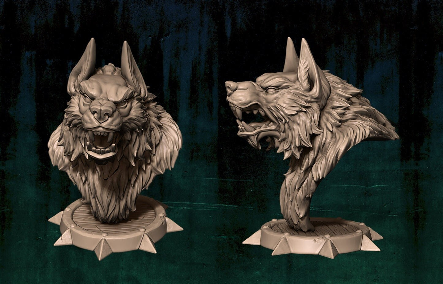 Werewolf | Bust | Resin 3D Printed Miniature | White Werewolf Tavern