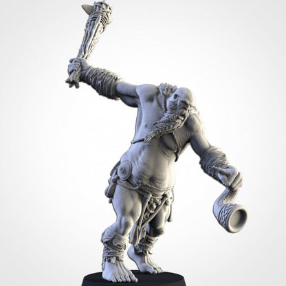 Giant | Northern Ogres | Resin 3D Printed Miniature | Txarli Factory | RPG | D&D