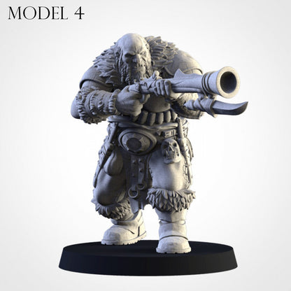 Ogre Leadbelchers | Northern Ogres | Resin 3D Printed Miniature | Txarli Factory | RPG | D&D