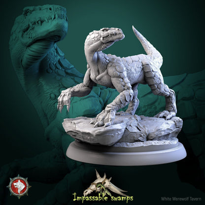 Lizards | Impassable Swamps | Resin 3D Printed Miniature | White Werewolf Tavern | RPG | D&D | DnD