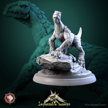 Lizards | Impassable Swamps | Resin 3D Printed Miniature | White Werewolf Tavern | RPG | D&D | DnD