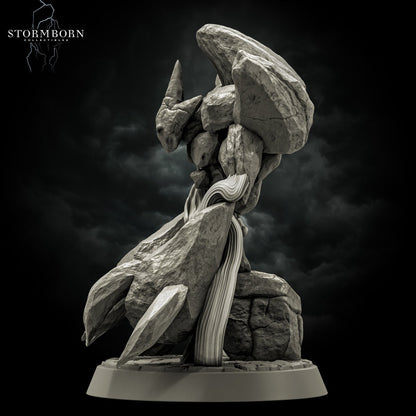 Earth Elemental of Dusk | Forces of Nature | 28mm - 120mm scale | Resin 3D Printed Miniature | RPG | DND | Stormborn Collectibles