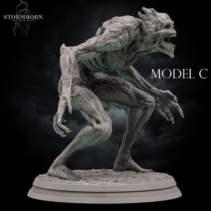 Carrion Ghouls | Three Variants | 32mm scale | Resin 3D Printed Miniature | RPG | DND | Stormborn Collectibles