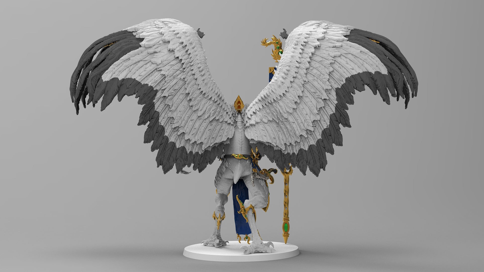 Abbe'ros The Twin-Headed Deceiver | Legion of Change | Resin 3D Printed | EmanG | Table Top Gaming