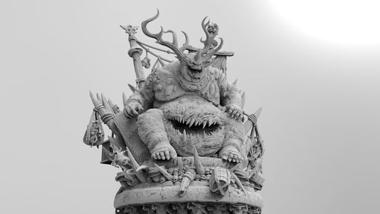 Chun'gath the Blightdaddy | Legion of Flesh | Resin 3D Printed | EmanG | Table Top Gaming