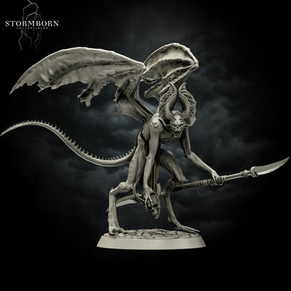 Vyrkol Demon | Demon of Anger | 28mm - 120mm scale | Resin 3D Printed Miniature | RPG | DND | Stormborn Collectibles