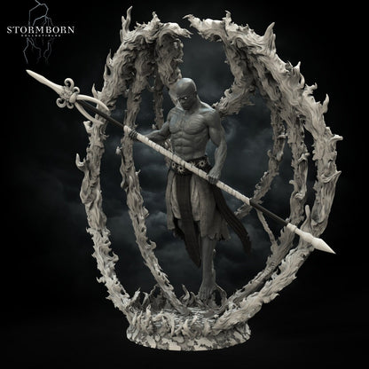 Oros, Angel of Destruction | Large Model | 32mm or 75mm scale | Resin 3D Printed Miniature | RPG | DND | Stormborn Collectibles