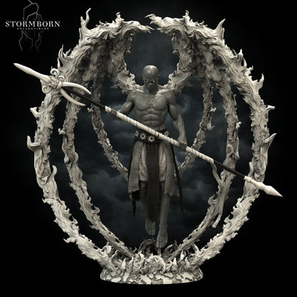 Oros, Angel of Destruction | Large Model | 32mm or 75mm scale | Resin 3D Printed Miniature | RPG | DND | Stormborn Collectibles
