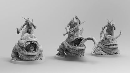 Plague Amphibians | Many Poses | Legion of Disease | Resin 3D Printed | EmanG | Table Top Gaming