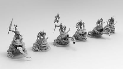 Plague Amphibians | Many Poses | Legion of Disease | Resin 3D Printed | EmanG | Table Top Gaming