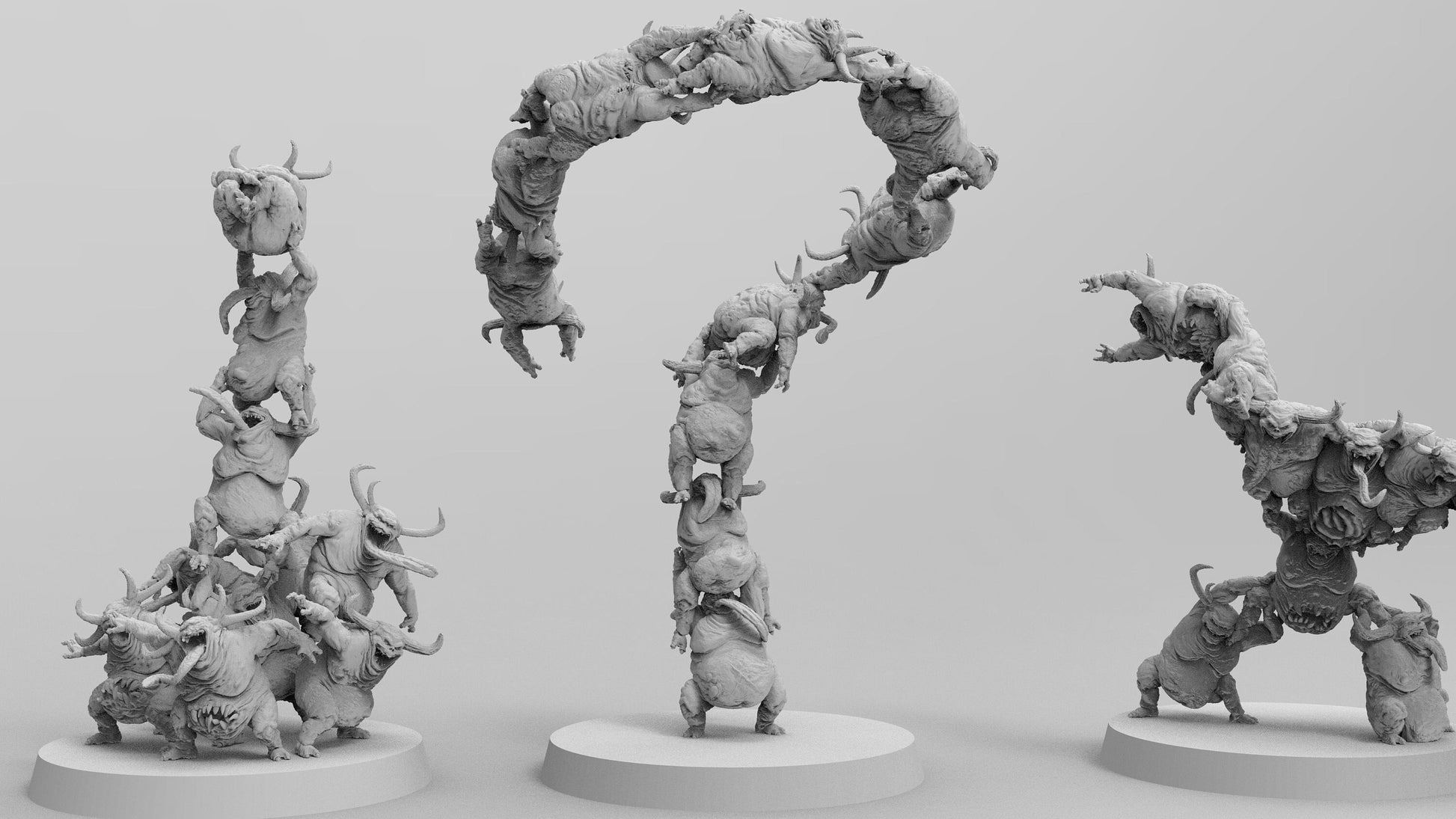 Plagueling Swarms | Many Poses | Legion of Disease | Resin 3D Printed | EmanG | Table Top Gaming