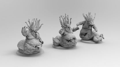 Eldritch Hug Slugs | Many Poses | Flesh Legion | Resin 3D Printed | EmanG | Table Top Gaming