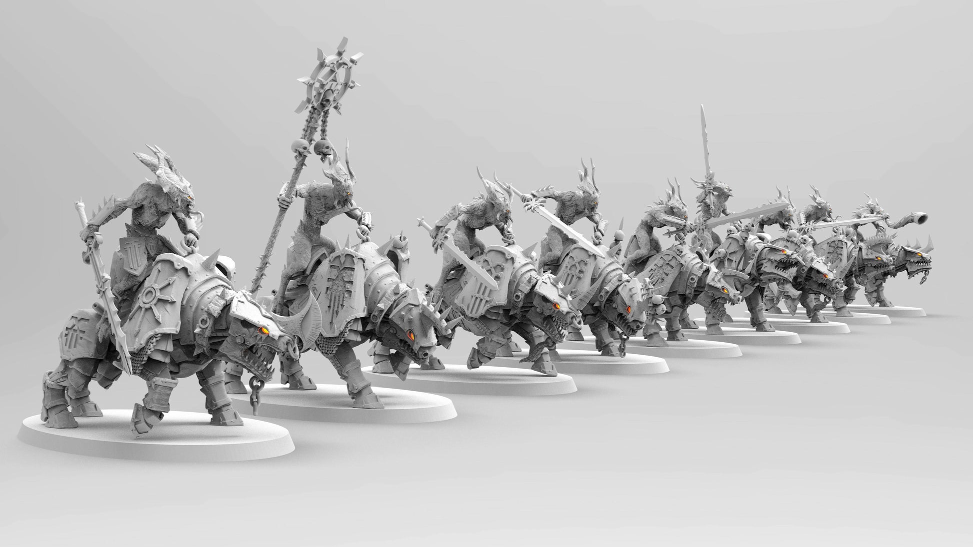 Goresmashers | Many Poses | Blood Legion | Resin 3D Printed | EmanG | Table Top Gaming