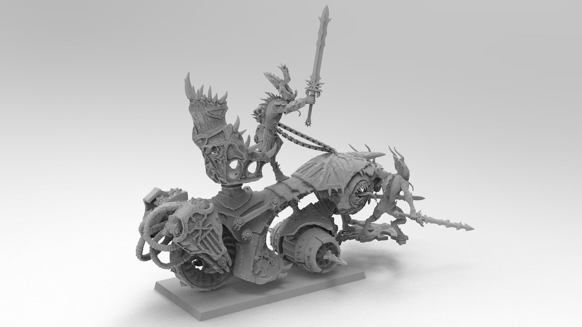 Harold of Rage (Chariot) | Legion of Blood | Resin 3D Printed | EmanG | Table Top Gaming