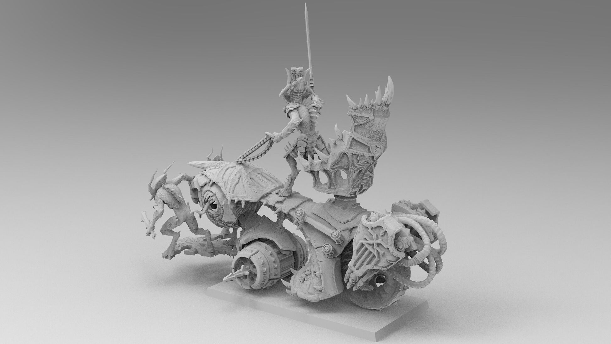 Harold of Rage (Chariot) | Legion of Blood | Resin 3D Printed | EmanG | Table Top Gaming