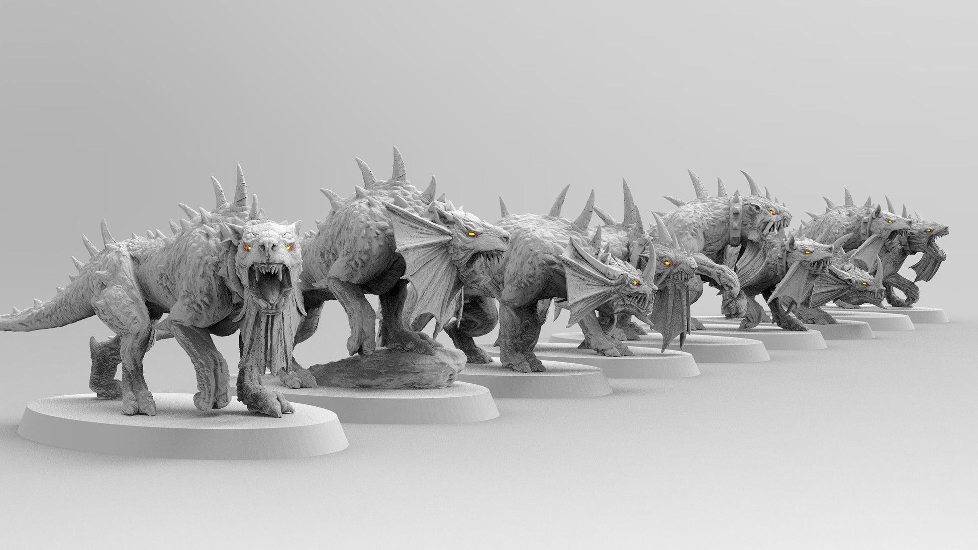 Devil Dogs | Legion of Blood | Resin 3D Printed | EmanG | Table Top Gaming