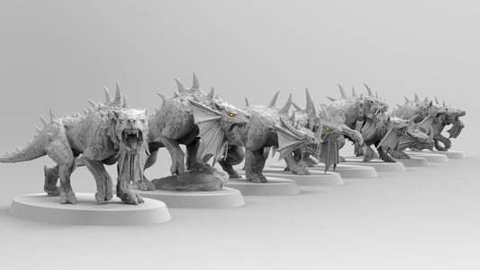 Devil Dogs | Legion of Blood | Resin 3D Printed | EmanG | Table Top Gaming
