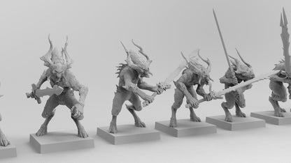 Lesser Blood Demons | Legion of Blood | Resin 3D Printed | EmanG | Table Top Gaming