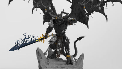 The Darkest Lord | Legion of Blood | Resin 3D Printed | EmanG | Table Top Gaming