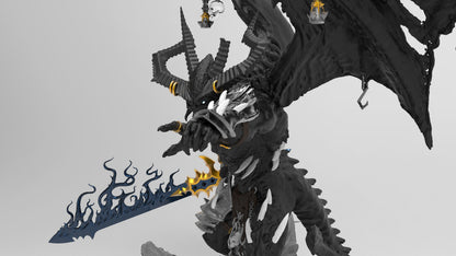 The Darkest Lord | Legion of Blood | Resin 3D Printed | EmanG | Table Top Gaming