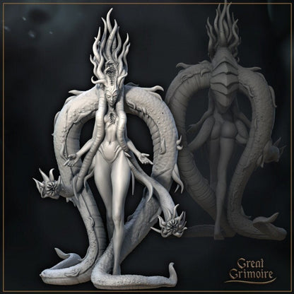 Lyleth, Dark Mother | Vortex Harbinger of the Abyss | Wicked Hills | Resin 3D Printed Miniature | RPG | DND