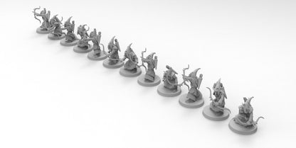 Night Shift Gobboz - Archers | Greenskins | Resin 3D Printed Miniatures | EmanG | Table Top Gaming | RPG | D&D | Pathfinder