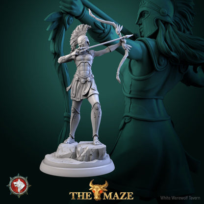 Amazons | The Maze | Resin 3D Printed Miniature | White Werewolf Tavern | RPG | D&D | DnD