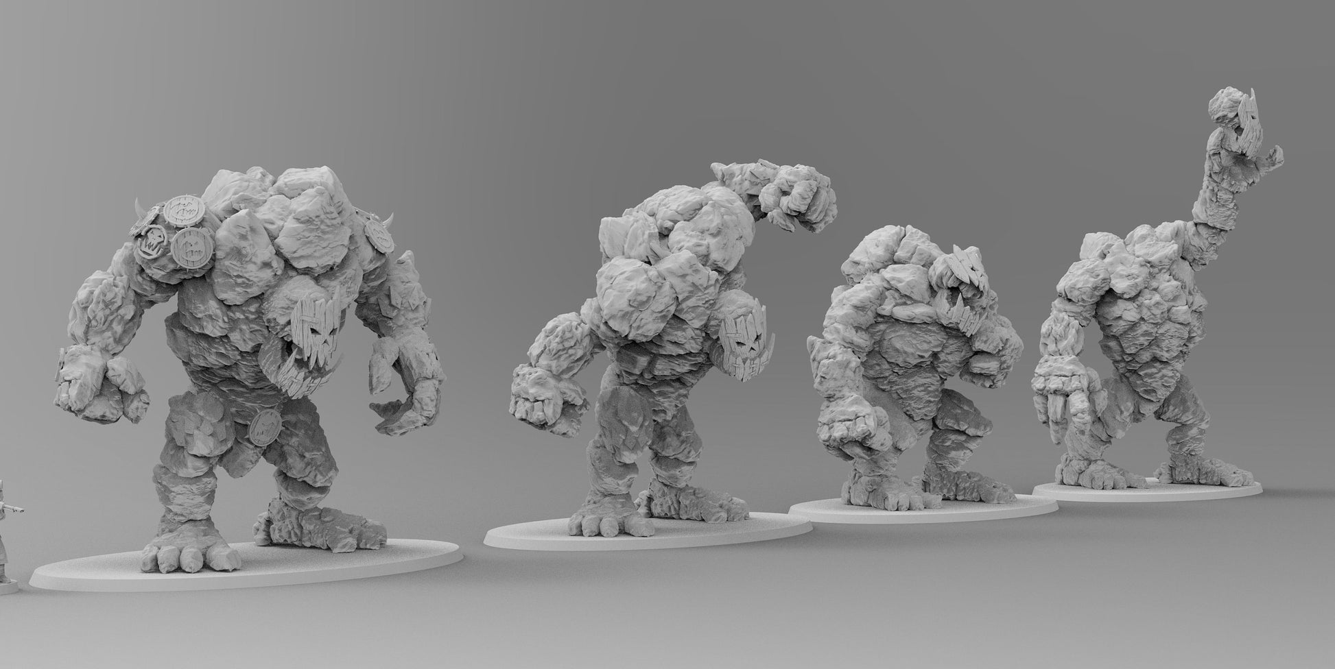 Living Rock Altar | Orcs and Goblins | Resin 3D Printed Miniatures | EmanG | Table Top Gaming | RPG | D&D | Pathfinder