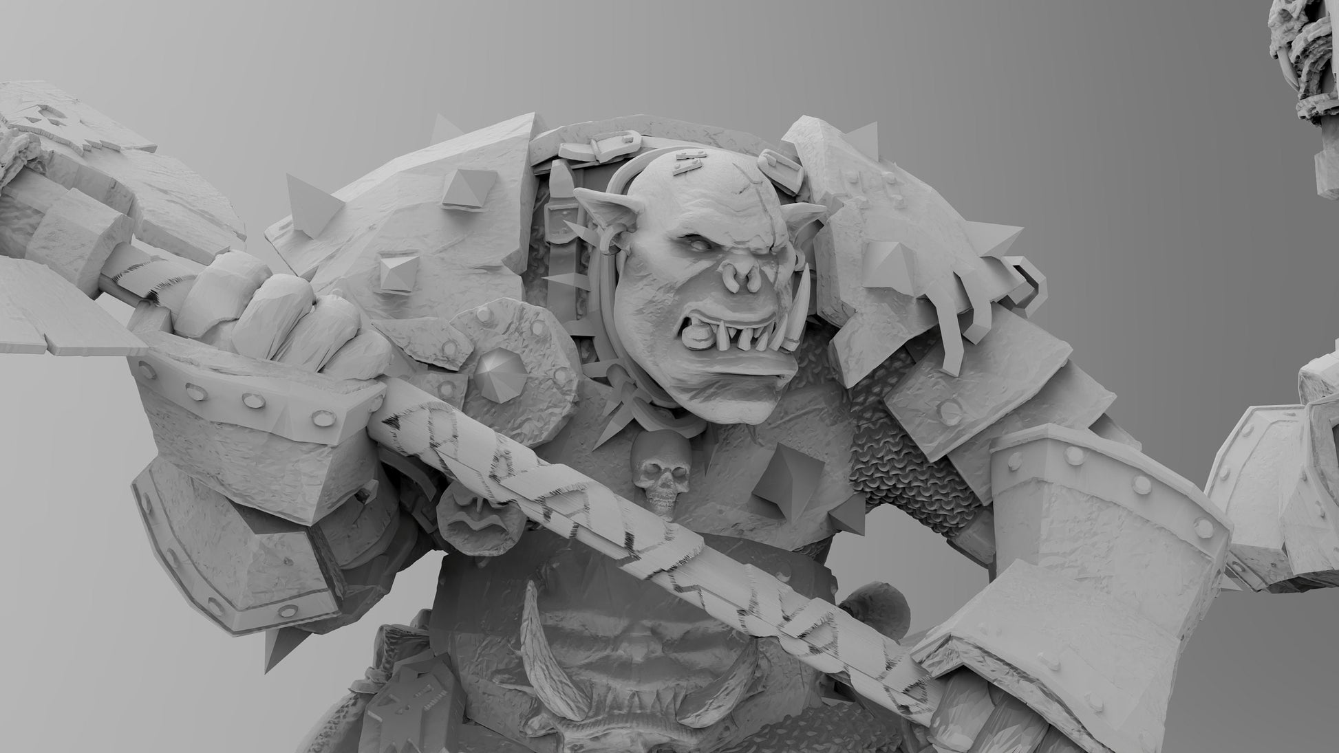 Orc Hero - Multiple Poses | Orcs| Resin 3D Printed Miniatures | EmanG | Table Top Gaming | RPG | D&D | Pathfinder
