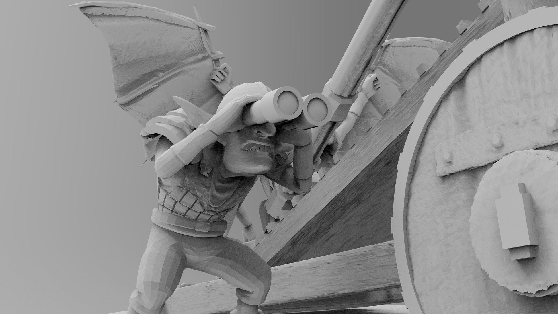 Goblin "Flying Machine" Artillery | Goblins | Resin 3D Printed Miniatures | EmanG | Table Top Gaming | RPG | D&D | Pathfinder