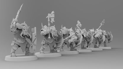 Black-Armored Boss Gitz | Gitz and Gobbos | Resin 3D Printed Miniatures | EmanG | Table Top Gaming | RPG | D&D | Pathfinder