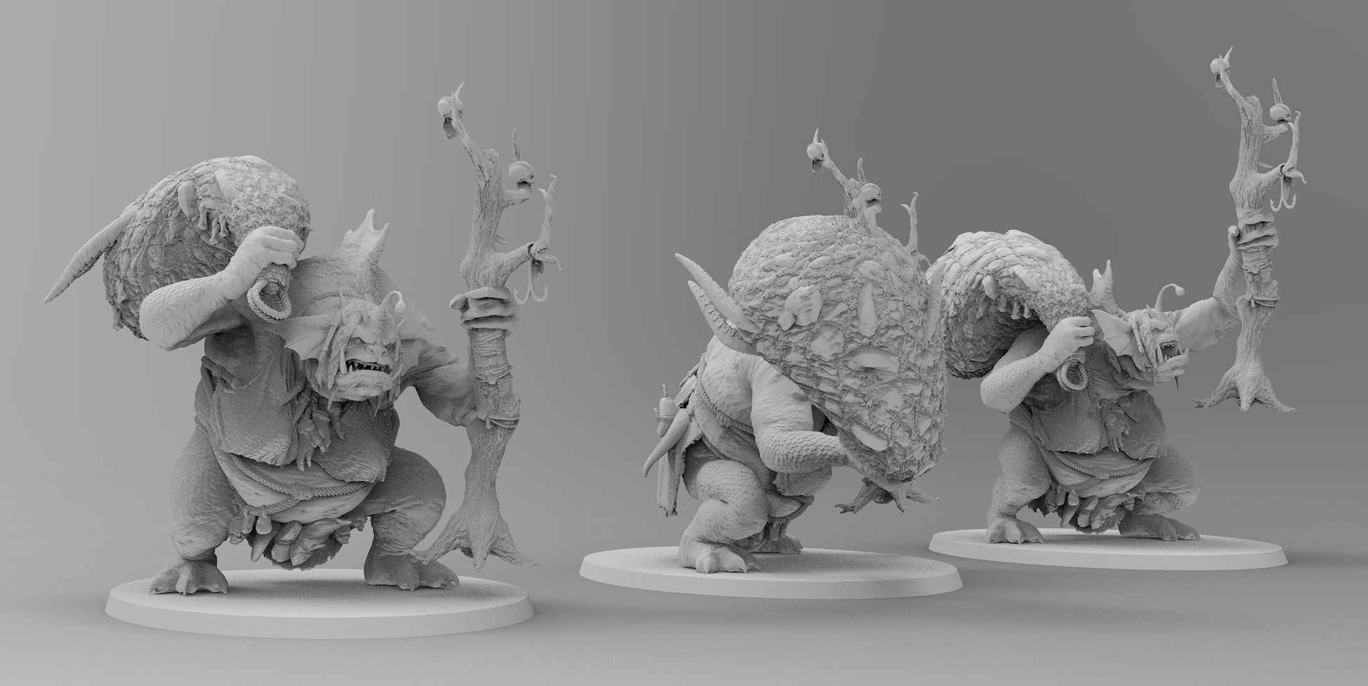 Female Aquatic Trolls | Gitz and Gobboz | Resin 3D Printed Miniatures | EmanG | Table Top Gaming | RPG | D&D | Pathfinder