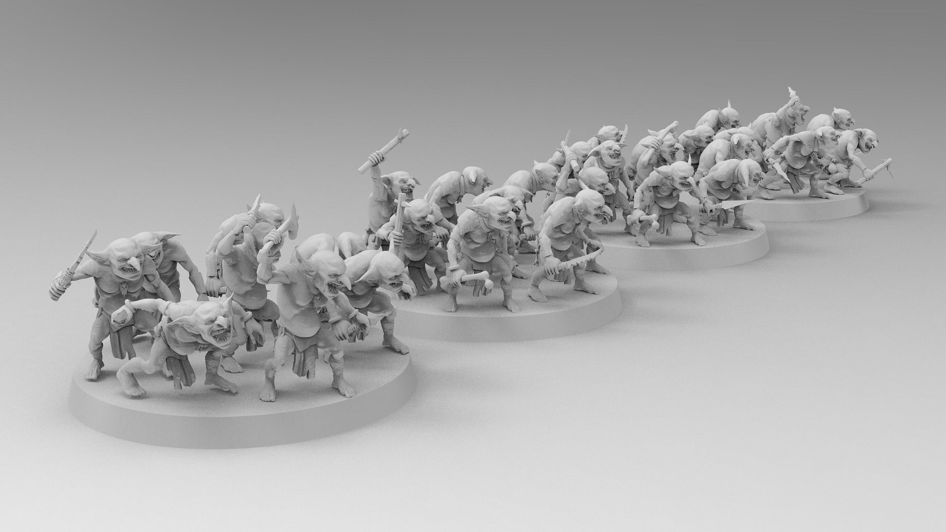Sneezlers - Little Goblins | Gitz and Gobboz | Resin 3D Printed Miniatures | EmanG | Table Top Gaming | RPG | D&D | Pathfinder