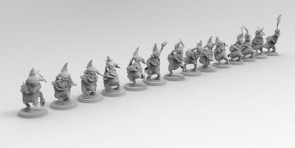 Night Shift Goblin Beast Riders | Greenskins | Resin 3D Printed Miniatures | EmanG | Table Top Gaming | RPG | D&D | Pathfinder